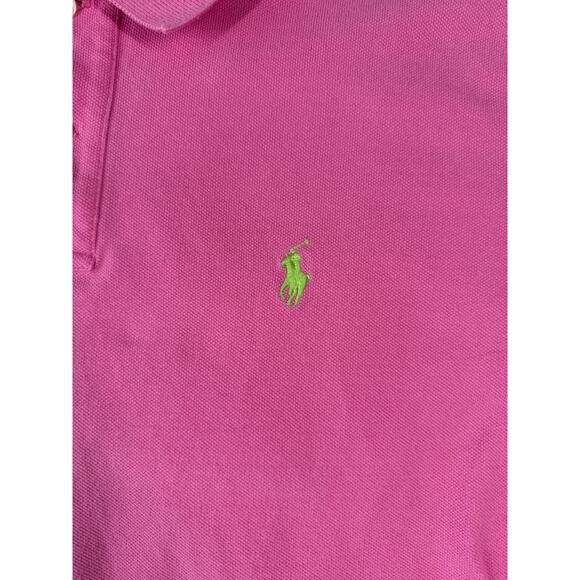 Ralph Lauren Classic Fit Men Golf Polo Size XL Pink 100% Cotton Short Sleeve - Picture 3 of 6